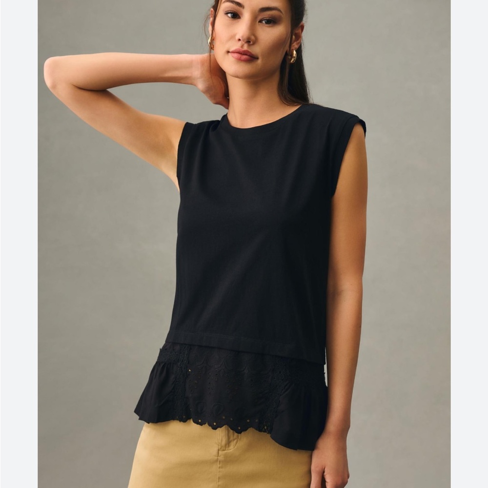 TINY JANICE RUFFLED TANK | Medium